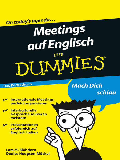 Title details for Meetings auf Englisch für Dummies by Lars M Blöhdorn - Available